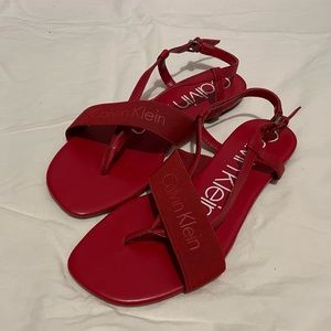 Calvin Klein strappy sandals